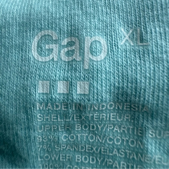 GAP Women’s Teal fit and flare lined dress size XL stretchy, cotton blend beach - Picture 9 of 12